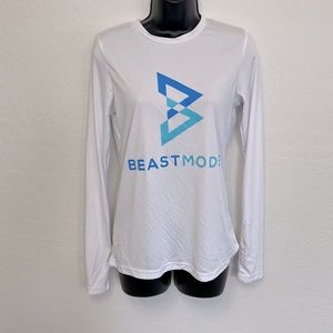 Beast Mode Women’s White Medium Long Sleeve Top